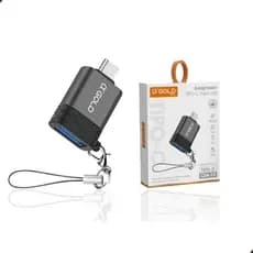 Adaptador Conversor OTG USB Fêmea Para Tipo C Macho Plug Dados Transferência Celular Notebook Tablet