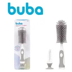 Escova de Silicone Lavar Garrafa Copo Mamadeira do Bebê Buba