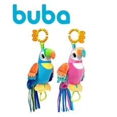 Pássaro de Atividades Pelúcia Interativa Papagaio Laila Didi do Bebê Buba