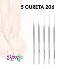 Slim - Kit 5 Goivas N° 206 - Precisão e Versatilidade para Técnicas Avançadas