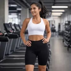 Bermuda De Ginástica Fitness Academia Ciclista Moda Feminina