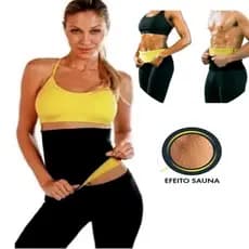 Cinta Redutora Modeladora de Medidas  Abdominal Cintura Unissex Queima Gordura