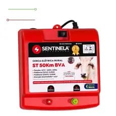 Eletrificador de Cerca Rural Super Turbo 50km Bivolt Sentinela