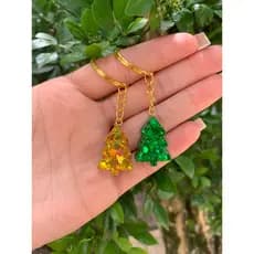 Mimo para cliente natal mini chaveiro de árvore