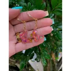 kit com 10 mini chaveiros de borboleta