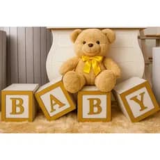 Kit Cubos BABY MDF EbenLar – Decoração Charmosa para Festas 🎉👶