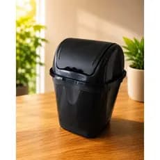 🗑️ Lixeira 6,8L com Tampa Abre e Fecha – Compacta, Moderna e Funcional | Ebenlar