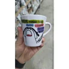 ☕😂 Canecas Flork Meme Sortidas 140ml – Modelos Surpresa 😂☕