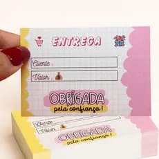 Cartões Organizadores de Entregas – 50, 100, 150, 200, 250 e 500 Unidades – Envio Imediato