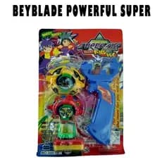 Beyblade Powerful Super Top com 2 Beyblade e Disparador