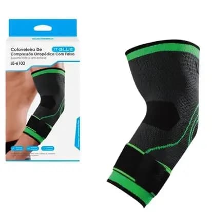 Cotoveleira Ortopédica Compressão Ajustável Academia Epicondlilite Fitness