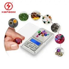 Mini Balança Kapbom Digital Bolso Alta Precisão 0,1g A 500g