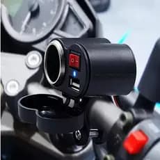 Tomada para Moto USB 12V Acendedor Motocicleta Carregador