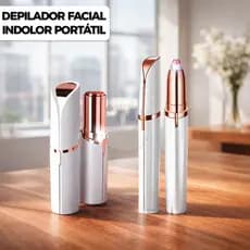 Depiladores Caneta Batom Portátil Indolor Elétrico Tira Pelos Sobrancelha Rosto Nariz