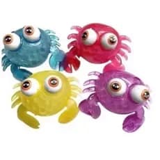 Caranguejo Shape Squishy Soft Anti-Stress Squeeze with orbeez