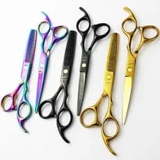 Tesoura Jaguar De 6.5 Polegadas , Corte De Cabelo E De Cabeleireiro Profissional , Desbaste Para Salão De Beleza Uso Dom