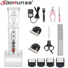 BaoRun P9 P3 P2 Cortador De Pêlo Profissional Para Animais De Estimação Gato Cães Kit De Tosa Recarregável Elétrico E Cã