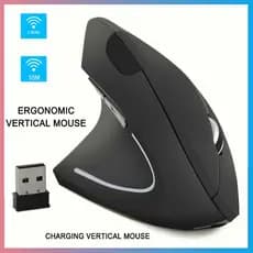 Mouse sem fio vertical de quinta geração para canhotos versão com bateria mouse ergonômico sem fio Mouse
