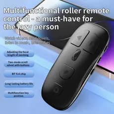 Controle Remoto Do Mouse Aéreo Para Selfie Com Zoom E Foco , Virador Automático De Página Recarregável