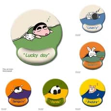 Pulseira Mouse Pad Confortável Antiderrapante Mesa De Escritório Ins Bonito Grosso Esponja Lidar Com