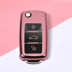 Novo Colorido Tpu Volkswagen Full Passat Gol Voyage Golf Jetta Bora Polo Capa Da Chave Do Carro
