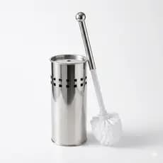 Escova Sanitária Inox Com Suporte Higiênico Design Moderno Alta Durabilidade Banheiro Organizado