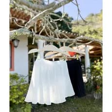 Saia Mini Plissado Com forro Moda Feminina -057