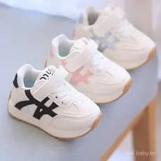 Primavera outono novo estilo crianças esportes sapatos brancos da criança do bebê Forrest Gump sapatos meninos meninas s
