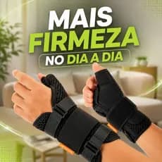 Órtese Munhequeira Punho e Polegar com Tala Hidrolight Ajustável Direita Esquerda Imobilizadora