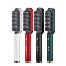 Escova Alisadora Anion Hair Pro 3 em 1 , Secador, Chapinha e Modelador de Cachos Bivolt - Enviar Cor aleatório