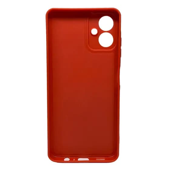 Capa Capinha Aveludada Vermelho Para Samsung Galaxy A06