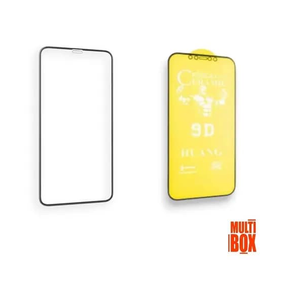 Kit Com 2 Películas Para Iphone 12 | 01 UN Película 3D De Vidro  E 01UN Película de Cerâmica Fosca Flexível