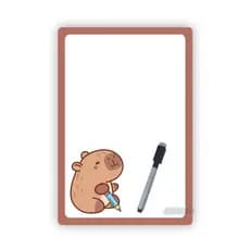 Planner Magnético de Geladeira Capivara Lousa Ímã