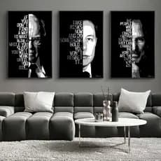 Quadro Decorativo Elon Musk Bill Gates frase Motivacional Quadro Motivacional Quadro empresários Quadros luxosos