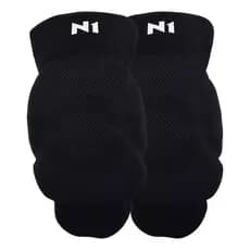 Joelheira Vôlei Profissional Knit 3d Spry N1 Sport Proteção - Preto