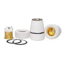 Soquete Bocal Porcelana E27 Tempo Externo Mt2233 Cor Branco Beed