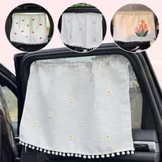 Cortina De Janela De Proteção UV Para Carro Infantil-Protetor Solar Banco Traseiro De Bebê Com Viseira Lateral-Acessório
