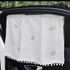 Cortina De Pára-Sol Do Carro Proteção UV Janela Lateral Bonito Crianças Decoração Criativa Ajuste Universal Acessórios A