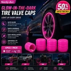 Tampa Luminosa Da Válvula Do Pneu Carro Fluorescente Noite Brilhante Decoração Motocicleta Bocal Roda À Prova De Poeira