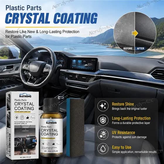 Peças De Plástico Revestimento De Cristal Guarnição Restaurador Para Carros Agente Manutenção Durável Carro Esponja À Pr
