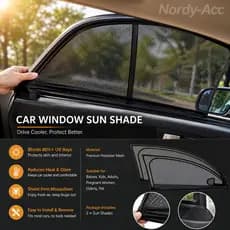 AUTO SUNSHADE NET Cortinas Universais Para Janelas Laterais Do Carro Malha UV Proteger Anti Mosquito Proteção De Privaci