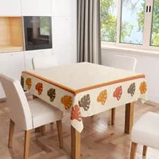 Toalha de Mesa Quadrada 4 Lugares Home Decor