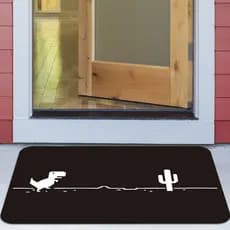 Tapete de Porta Game Rex DcoreAqui Antiderrapante