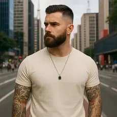 Colar Corrente Masculina Militar Dog Tag Exercito Dupla Preto