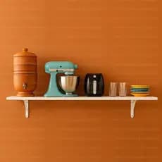 Prateleiras Mdf 65x30 Suporte Invisível Decoração Quarto Cozinha Parede