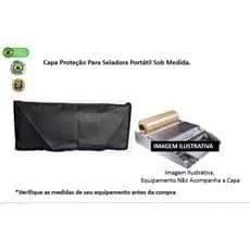 Capa Proteção Antipoeira Para Máquina Seladora Portátil Sob Medida em TNT Preto Bonito Resistente