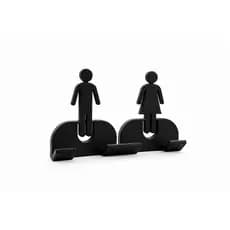 Suporte de Barbear Feminino Masculino Banheiro Organizador Parede Adesivo Barbeador Fita Dupla Face Sem Furo