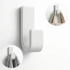 Gancho Suporte Resistente Com Fita Dupla Face Para Toalhas Roupas Acessórios Variado Premium