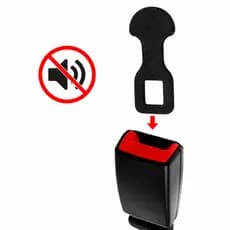 Kit Adaptador Cinto Segurança Veicular Fivela Automotivo Universal