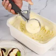 Colher De Sorvete Bola Com Ejetor 6 Cm Inox Profissional